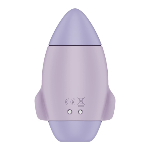 Вакуумний вібратор для клітора фіолетового кольору Satisfyer Mission - 5