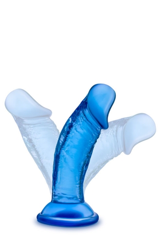 Фаллоимитатор 10/3 см реалистик на присоске синий B YOURS SWEET N SMALL 4INCH DILDO - 3