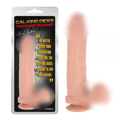 Фаллоимитатор на присоске телесного цвета Chisa Fantasies Grabber - 1