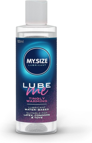 Разогревающий лубрикант на водной основе My Size Lube Me Tightly Warming 100 мл - 1