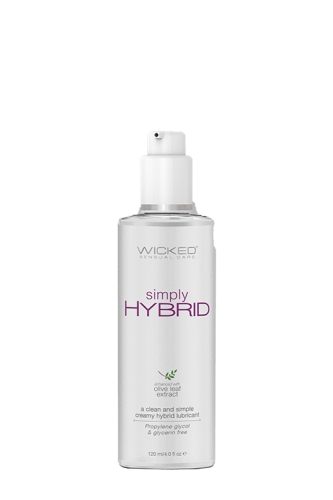 Лубрикант на водно силіконовій основі Wicked Sensual Care Simply hybrid 120 мл - 1