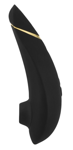 Вакуумный клиторальный стимулятор с автопилотом черный Womanizer Premium - 2