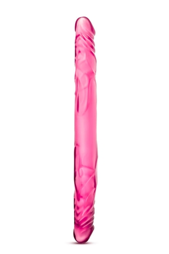 Фалоімітатор 35/3, 5 см подвійний реалістичний рожевий B YOURS 14inch DOUBLE DILDO - 2