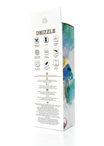 Вібратор реалістик з кібершкіри тілесного кольору BOSS Cyberskin - DRIZZLE - 4