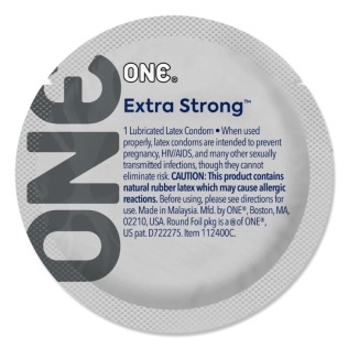 Презерватив товщі за інші з натурального латексу ONE Extra Strong 1 штука