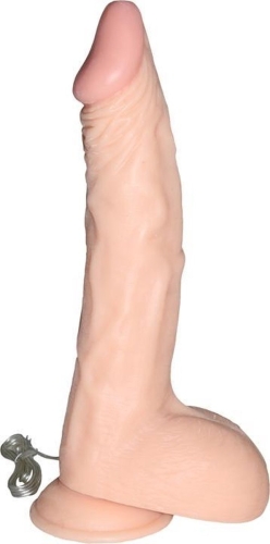 Вібромасажер присоски реалістичний тілесного кольору Dream toys Bigstuff 11INCH - 2