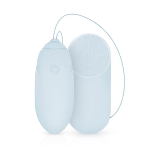 Віброяйце силіконове блакитного кольору Luv Egg - 2