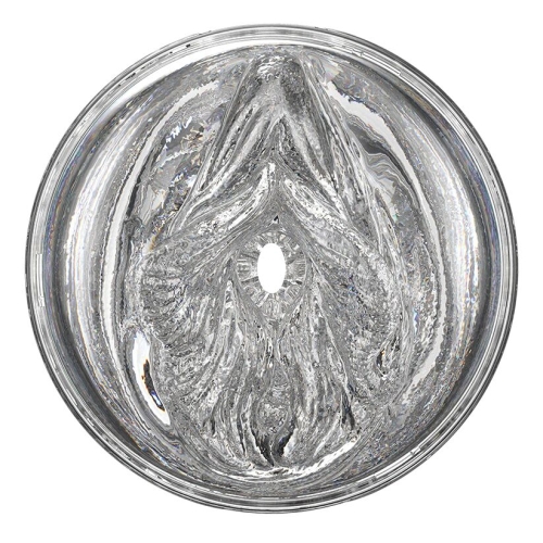 Двосторонній мастурбатор у колбі Вагіна та Анус порноакторки Stoya прозорого кольору Fleshlight - 5