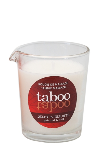 Масажна свічка для жінок з ароматом дикого лишайника Ruf Taboo Jeux Interdits 60 гр - 2