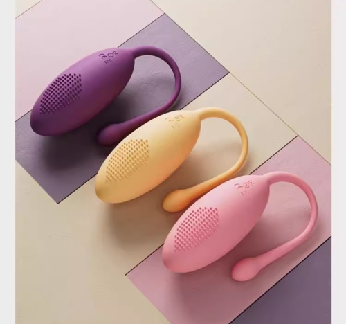 Вагинальное виброяйцо с пультом ДУ цвет жёлтый Cottelli Collection Monster egg - 5