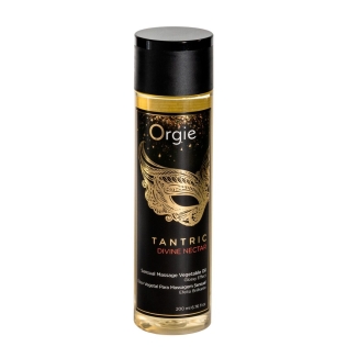 Масажна олія для тантричного масажу з ароматом білого вина та гранату Orgie Tantric Divine Nectar 200 мл