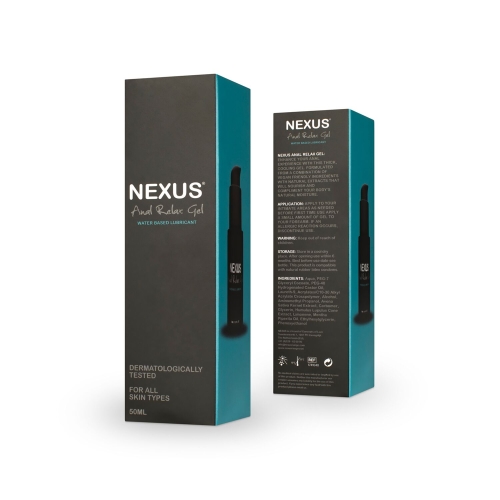 Анальний розслаблюючий лубрикант на водній основі 50 мл Nexus RELAX - 3