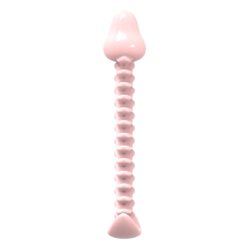Анальна пробка ребриста тілесна Meleon First Bloom Butt Plug - 3