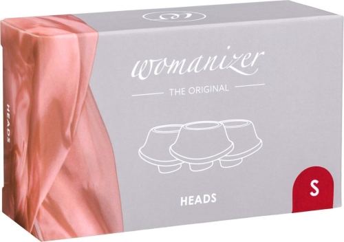 Змінні насадки для Womanizer Classic та Premium червоного кольору розмір S 3 штуки - 5
