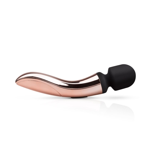 Вибратор микрофон Ванд розовое золото Nouveau Curve Massager - 6
