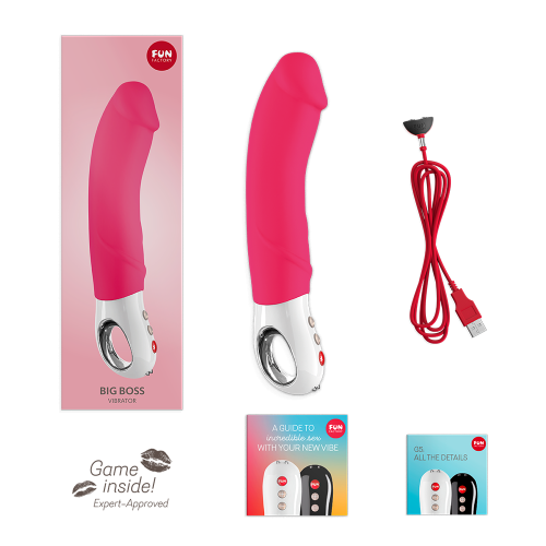 Большой вибратор Fun Factory BIG BOSS G5 розовый - 8