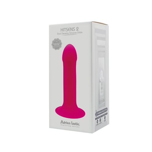 Дилдо силиконовый розовый с присоской Adrien Lastic Hitsens 2 - 6,5 inch - 6