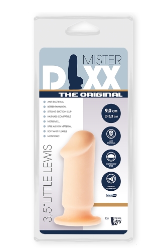 Анальная пробка реалистичная бежевая DREAM TOYS MR. DIXX LITTLE LEWIS 3.5INCH DONG - 2