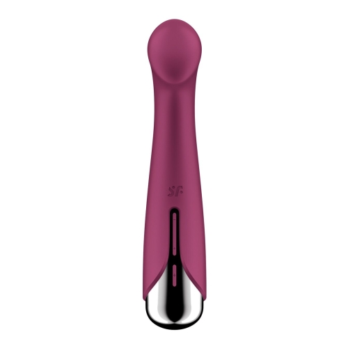 Вибратор вагинальный и для точки G с ротацией красного цвета Satisfyer Spinning G-Spot 1 - 6