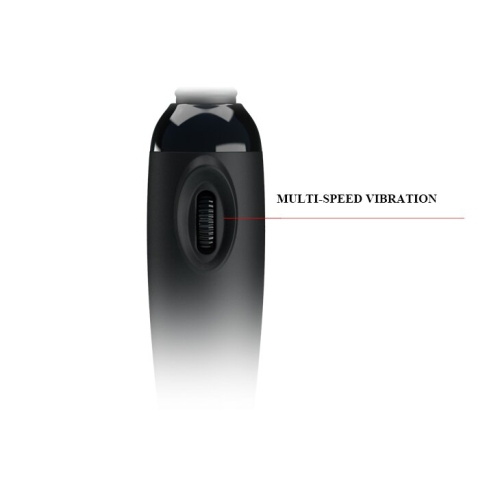 Вибромассажер микрофон для интимных мест чёрный Pretty Love Power Wand BW-055009 - 8
