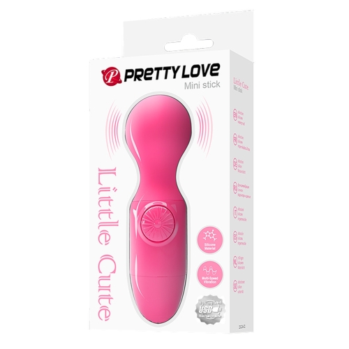 Міні-вібратор для клітора рожевий Lybaile Pretty Love Little Cute - 10