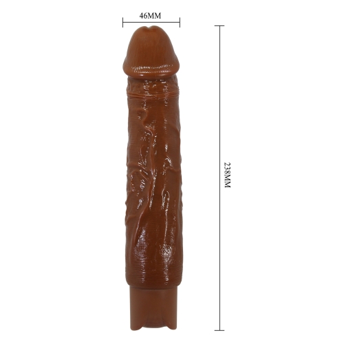 Вибратор реалистик коричневый Lybaile Pretty Love Rufus Realistic Vibrating Dildo - 8