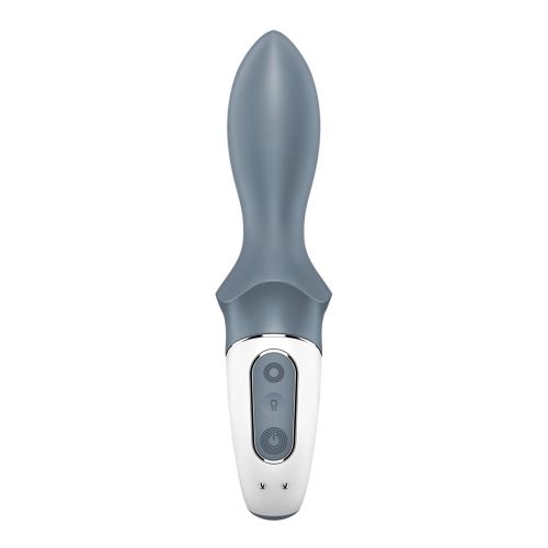 Анальный вибратор надувающийся серого цвета Satisfyer Air Pump Booty 1 - 5