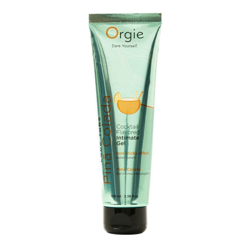Оральный лубрикант со вкусом коктейля Пина Колада на водной основе Orgie Lube Tube Pina Colada 100 мл - 1