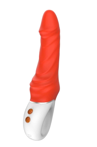 Вибратор реалистичный красный вагинальный Dream Toys VIBES OF LOVE REAL PLEASURE - 2