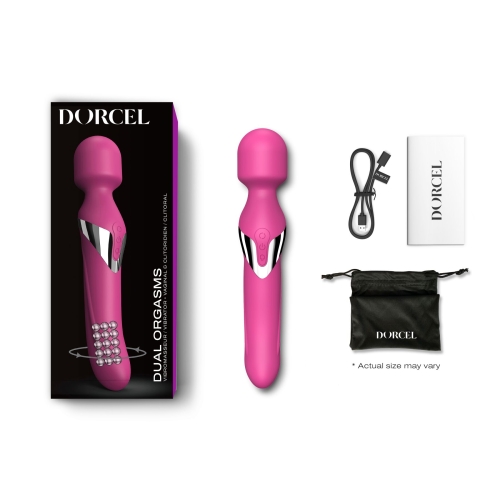Вибромассажер Ванд для интимных мест Dorcel Dual Orgasms Magenta - 5