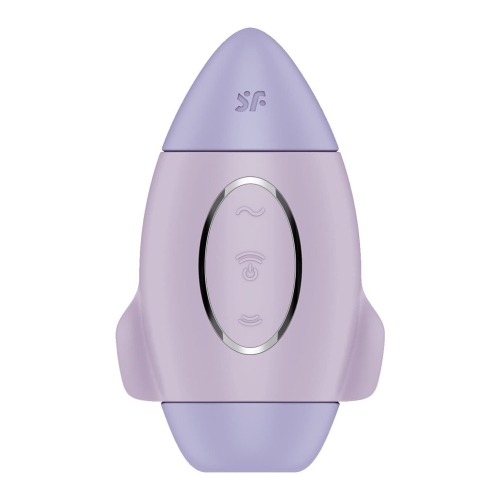 Вакуумний вібратор для клітора фіолетового кольору Satisfyer Mission - 2