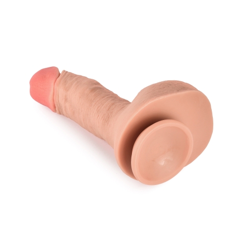 Фаллоимитатор реалистичный на присоске телесного цвета XISE “Mini dildo” - 6