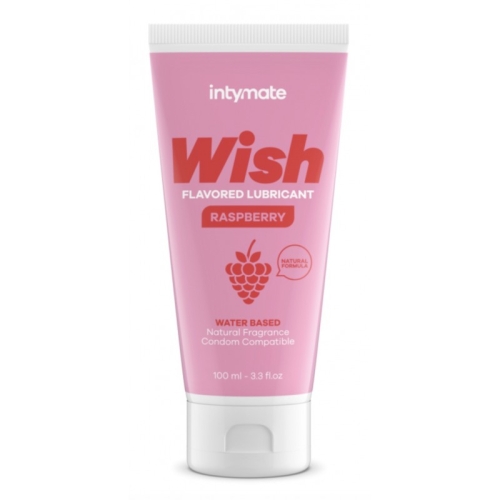 Оральный лубрикант на водной основе со вкусом малины Intimateline Intymate Wish 100мл - 1