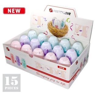 Набір яєчок мастурбаторів для чоловіків з 15 шт мастурбаторів Pretty Love Double-Sided EGG