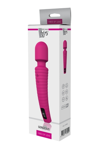 Вибромассажер ванд для эрогенных зон розовый DREAM TOYS GORGEOUS MAGENTA - 4