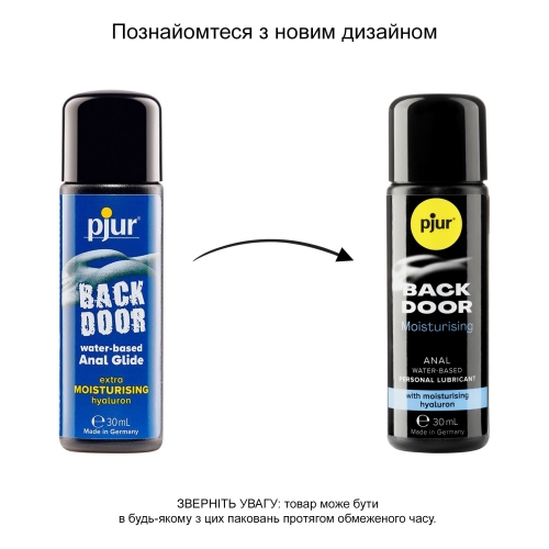 Анальний лубрикант на водній основі pjur backdoor 30 мл - 3