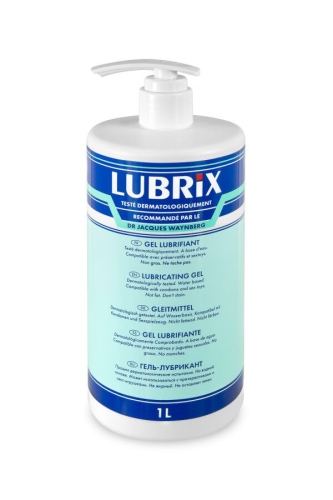 Лубрикант на водной основе без парабенов Lubrix, 1000 мл - 1