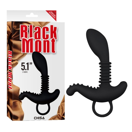 Масажер простати для чоловіків чорний CHISA Black Mont - 1