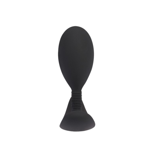 Анальная пробка с ручкой черного цвета Chisa Anal Play Plug Medium - 3