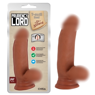 Фалос на присоску реалістичний бежевий CHISA Pruriency Lord Latin