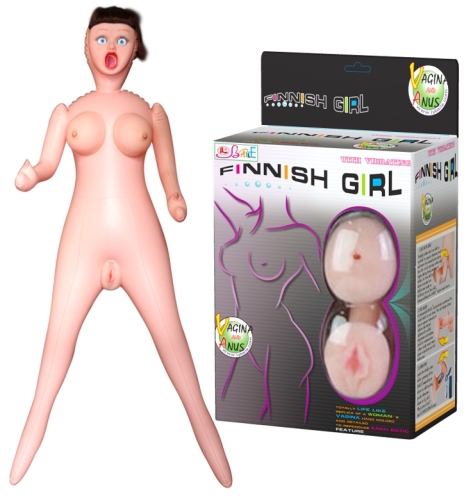 Надувна красива лялька для сексу тілесного кольору LYBAILE Finish Girl - 1