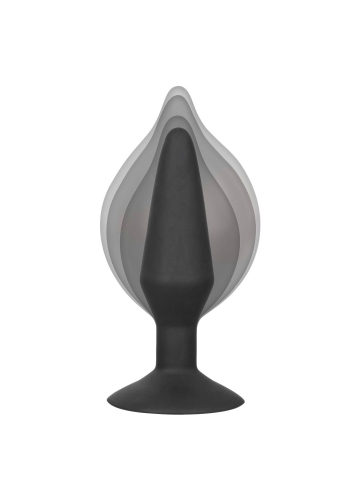 Большая анальная пробка с накачкой L CalExotics Silicone Inflatable Plug - 4