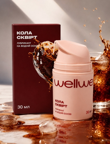 Оральный лубрикант на водной основе со вкусом Колы wellwet 30 мл - 1