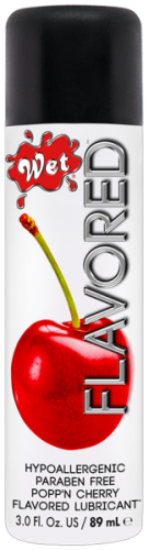 Оральний лубрикант зі смаком вишні Wet Flavored 89 мл - 1