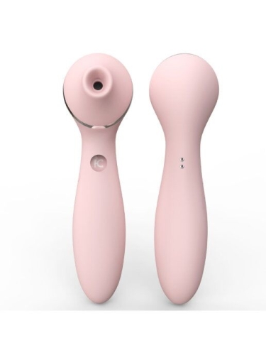 Вакуумный вибратор для клитора розовый KisToy Polly Plus - 3
