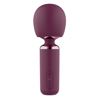 Вібратор Ванд у формі мікрофона фіолетового кольору Deam Toys Glam Bold Travel