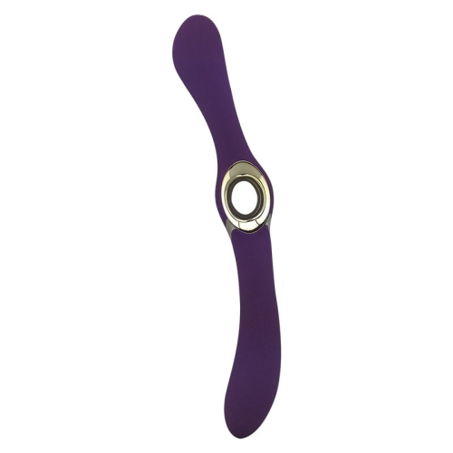 Двухсторонний вибратор силиконовый LEALSO - Angle Love Purple - 3