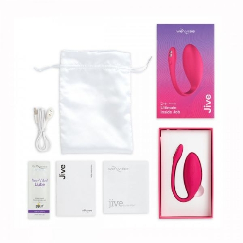 Виброяйцо розовое с функцией управления со смартфона We-Vibe (Ви-Вайб) Jive NEW - 4