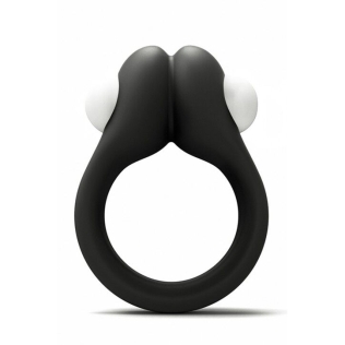 Эрекционное виброкольцо черного цвета Wooomy Zippy