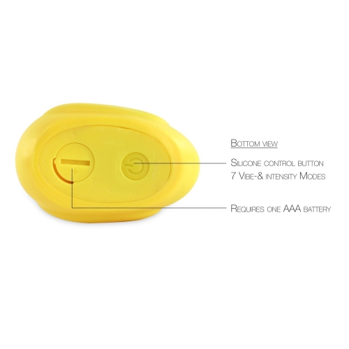 Вібратор-качечка для клітора водонепроникний I Rub My Duckie-Classic Yellow - 5